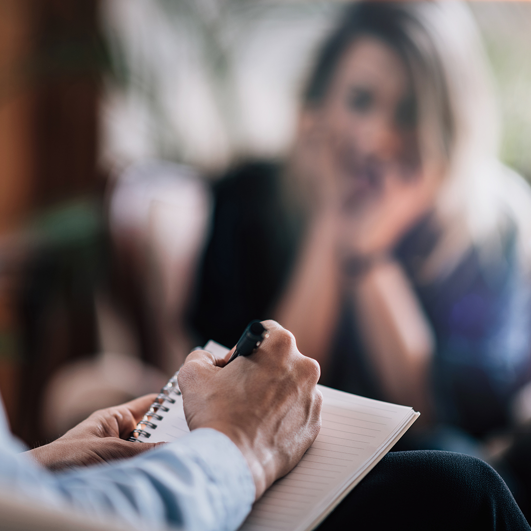 Psychology Therapy Session Psychology Therapy Session - Female Patient Talking to Mental Health Professional
